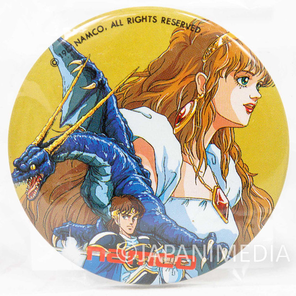 Retro Dragon Spirit Can Button Badge Pins JAPAN JAPAN GAME PC Engine NAMCO Japanimedia Store FRONT