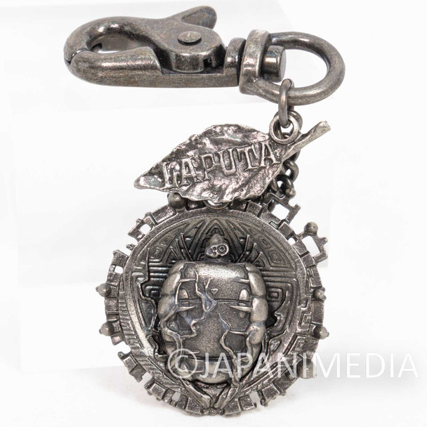 RARE! Laputa : Castle in the Sky Robot Soldier Metal Relief Keychain Ghibli Japanimedia Store FRONT