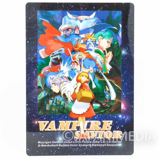 Darkstalkers Vampire Hunter Savior Plastic Pencil Board Pad Shitajiki Capcom 3 Japanimedia Store FRONT