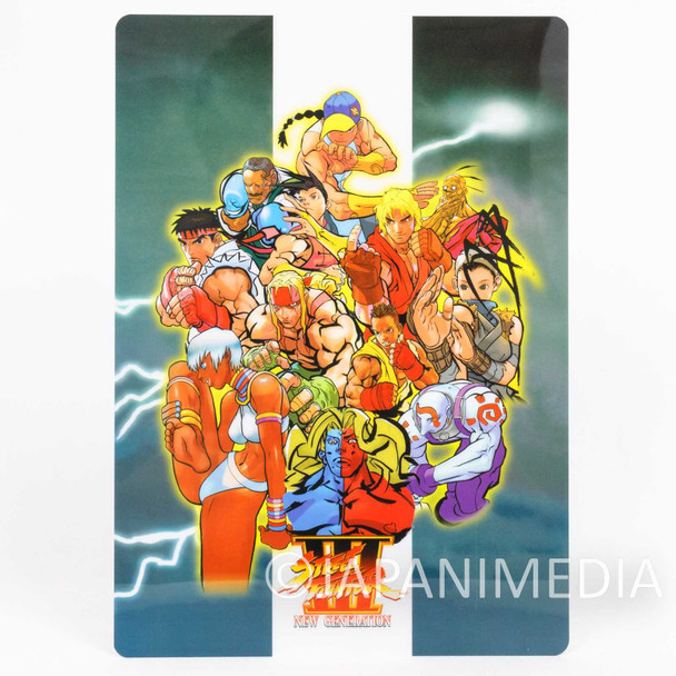 Street Fighter 3 Plastic Pencil Board Pad Shitajiki Capcom Japanimedia Store FRONT