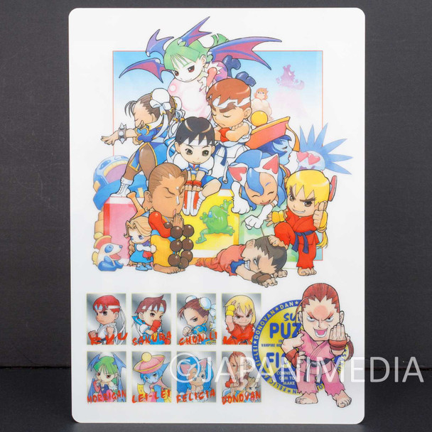 Super Puzzle Fighter Plastic Pencil Board Pad Shitajiki Capcom / Street Fighter Vampire Japanimedia Store FRONT