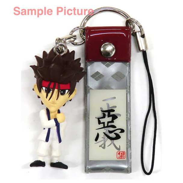 Retro RARE! Rurouni Kenshin Sanosuke Sagara Figure Strap JAPAN ANIME Japanimedia Store FRONT
