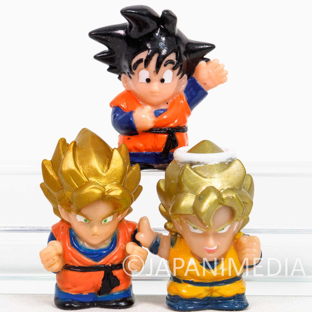 Dragon Ball Z Son Gokou Finger Puppet Figure 3pc Set JAPAN ANIME Japanimedia Store FRONT