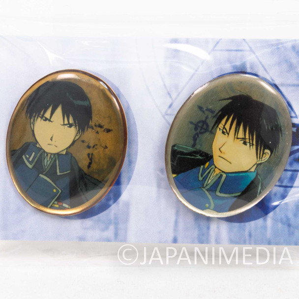 Fullmetal Alchemist Roy Mustang Pins 2pc Set Movic Japanimedia Store FRONT