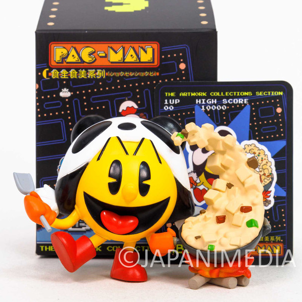 Pac-Man Cosplay Mini Figure Mabo Tofu ver. / PAC-LAND NAMCO FAMICOM Japanimedia Store FRONT