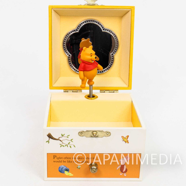 RARE! Disney Winnie The Pooh Music Box Accessories Case Japanimedia Store FRONT