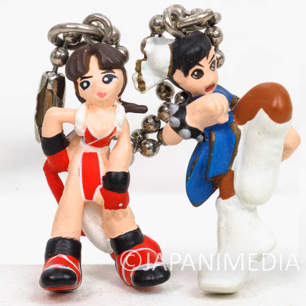 KOF Mai Shiranui x Street Fighter Chun-Li Figure Ballchain CAPCOM SNK Japanimedia Store FRONT