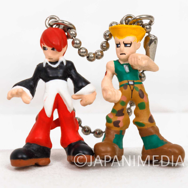 KOF Iori Yagami x Street Fighter Guile Figure Ballchain CAPCOM SNK Japanimedia Store FRONT