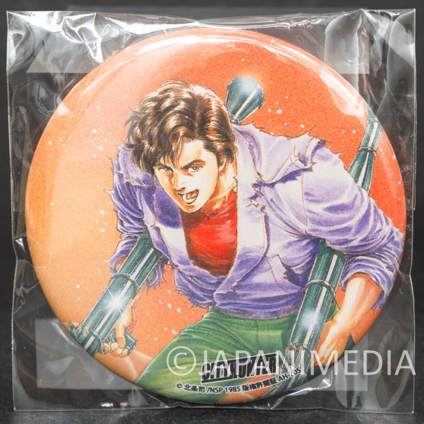 City Hunter Can Badge Pins #2 Ryo Saeba JAPAN Hojo Tsukasa Japanimedia Store FRONT