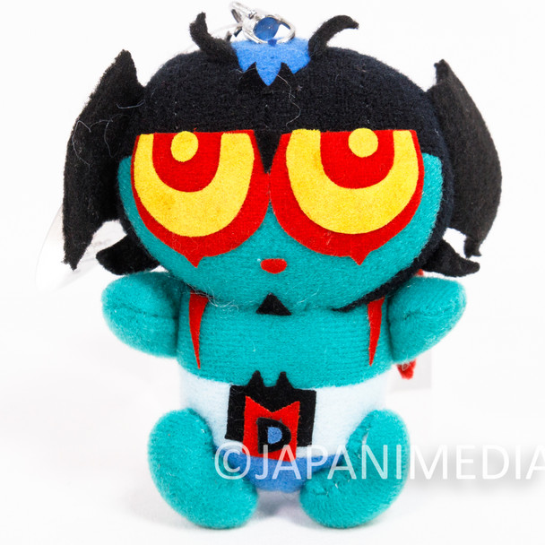 Devilman Plush Doll Keychain SK Japan 3.5 Inch Chibi Anime Figure Green Japanimedia 1