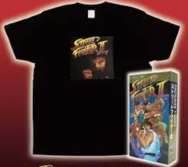 Street Fighter 2 Package T-shirt Capcom Japanimedia Store FRONT