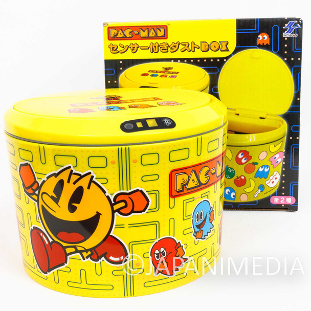 Pac-Man Sensor-Operated Plastic Trash Bin / PAC-LAND NAMCO FAMICOM Japanimedia Store FRONT
