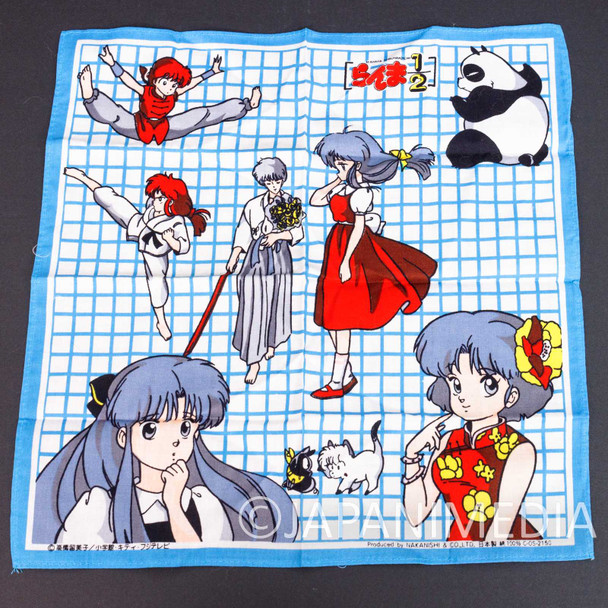Retro RARE! Ranma 1/2 Handkerchief #1 [Ranma/Akane/Kuno] Japanimedia Store FRONT