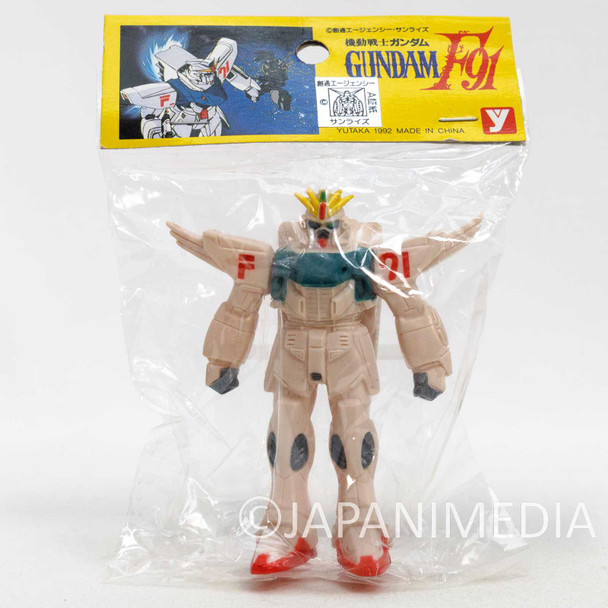 Retro RARE! Gundam F91 Soft Vinyl Figure BANDAI Japanimedia Store FRONT