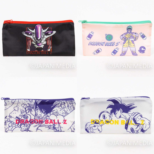 Set of 4 Dragon Ball Pen Case Cosmetic Pouch BANDAI Japanimedia Store FRONT