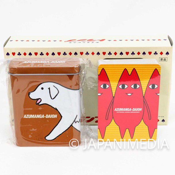 Azumanga Daioh Playing Cards W/ Metal Can Box Tadakichi-san / Chiyo-Dad Japanimedia Store FRONT