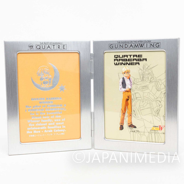Gundam W Wing Quatre Raberba Photo Frame Stand Japanimedia Store FRONT