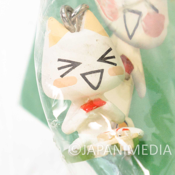 Sony Cat Doko Demo Issyo TORO INOUE Miniature Figure Charm w/ Sticker #4 Japanimedia Store FRONT