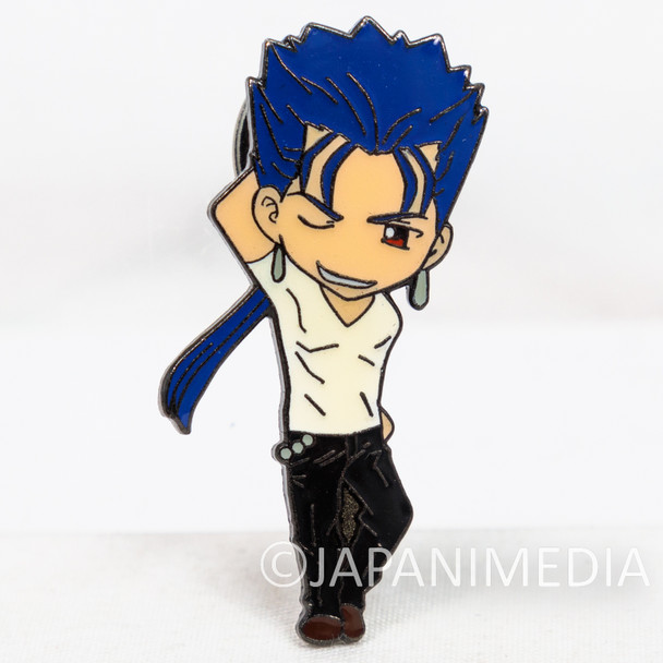 Fate/hollow ataraxia Lancer/Cu Chulainn Metal Pins Pintre Collection JAPAN Japanimedia Store FRONT