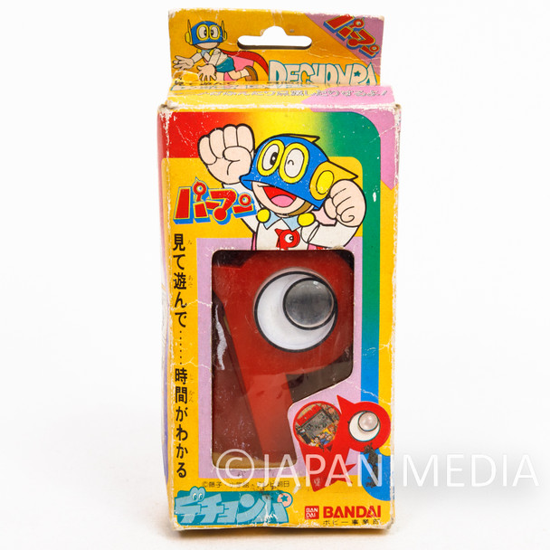Retro RARE! Perman DECHONPA Plastic Badge Watch BANDAI Fujiko F Fujio Japanimedia Store FRONT
