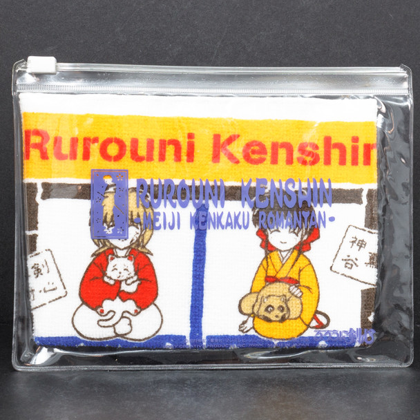 Rurouni Kenshin Hand Towel in Vinyl Pouch Movic JAPAN ANIME 2 Japanimedia Store FRONT