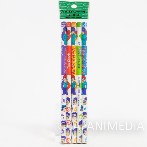 Slam Dunk HB Pencil 5pc Set Showa Note JAPAN ANIME ANIME Japanimedia Store FRONT