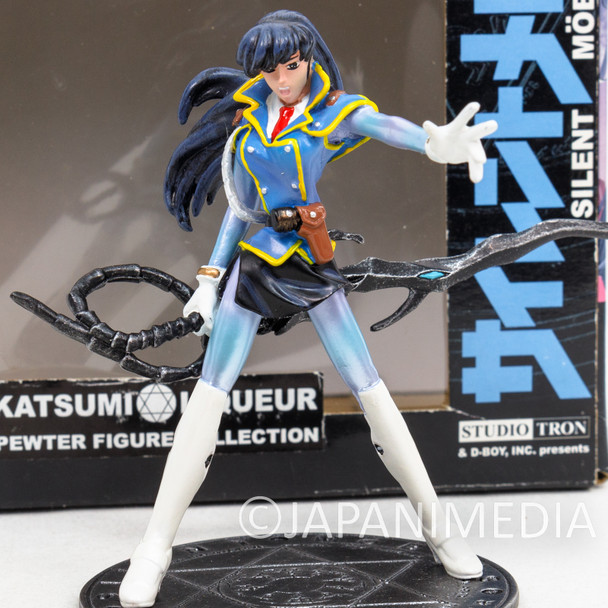 RARE! Silent Mobius Katsumi Liqueur Pewter Figure Collection Japanimedia Store FRONT