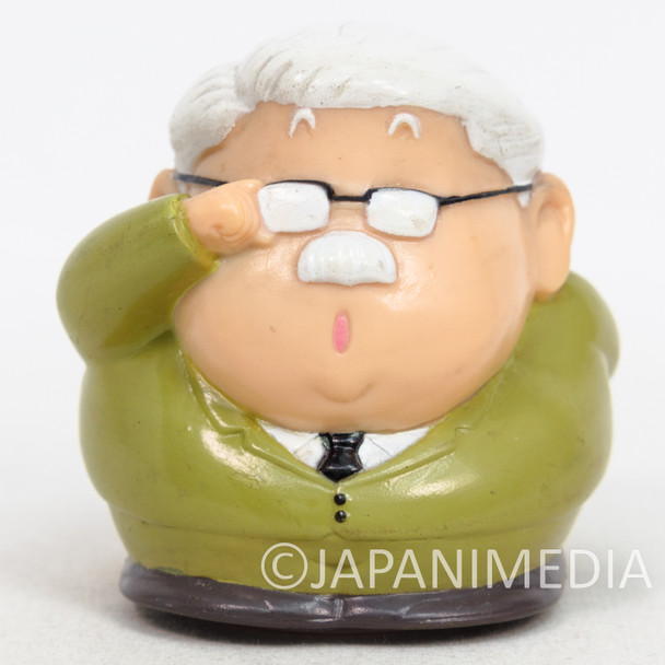 Retro RARE! SLAM DUNK Teacher Anzai 2" Soft Vinyl Figure Coin Bank Japanimedia Store FRONT