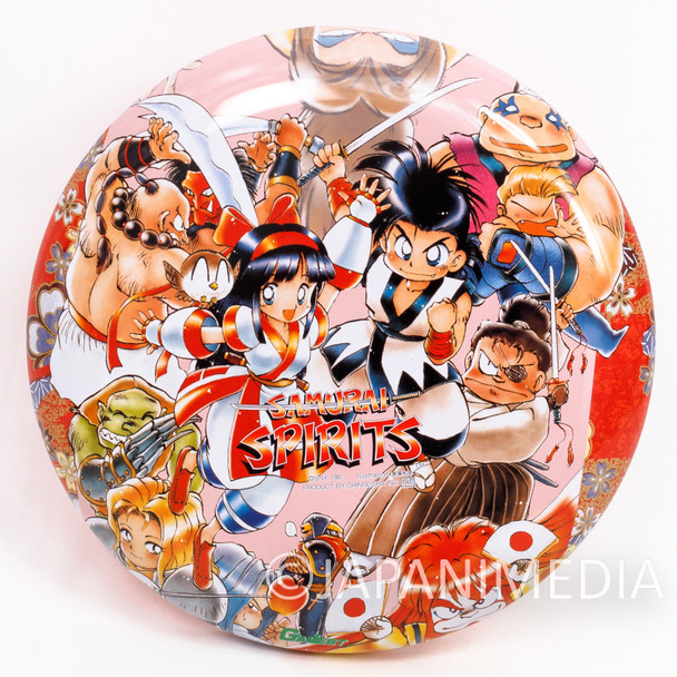 Retro RARE! Samurai Shodown 9" Big Can Coin Bank / SNK NEOGEO SPIRITS Japanimedia Store FRONT