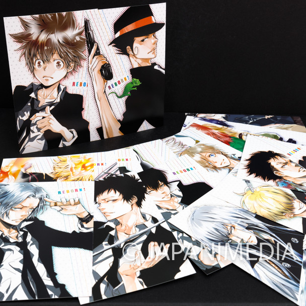 [Complete set] RARE!! Katekyo Hitman REBORN! Postcards 21pc Set Japanimedia Store FRONT