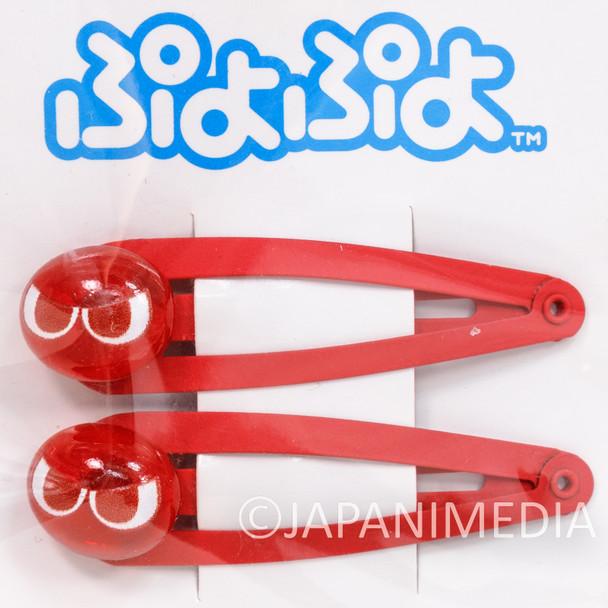 PUYO PUYO Red Hair Snap Clip 2pc Set Japanimedia Store FRONT