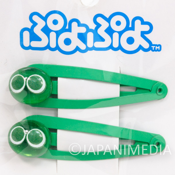 PUYO PUYO Green Hair Snap Clip 2pc Set Japanimedia Store FRONT