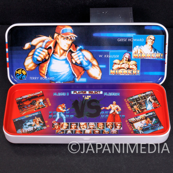 RARE! Fatal Fury Special Can Pen Case Gamest JAPAN SNK NEOGEO Japanimedia Store FRONT