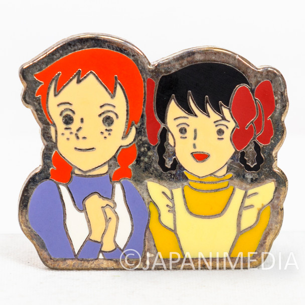 Anne of Green Gables ANNE & DIANA Metal Pins World Masterpiece Theater Japanimedia Store FRONT