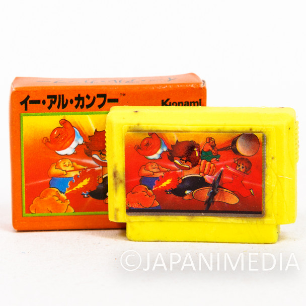 Yie Ar Kung-Fu #1 Cassette Mini Eraser AMADA JAPAN KONAMI FAMICOM NES Nintendo Japanimedia Store FRONT