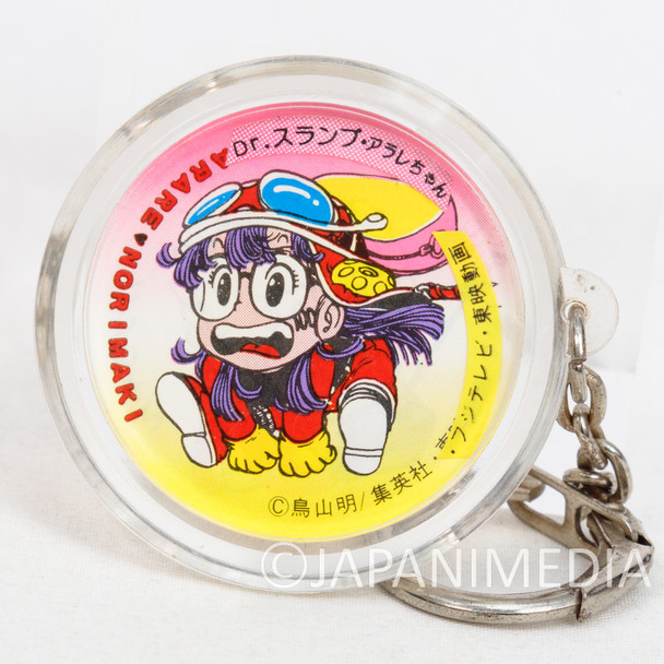 Retro RARE Dr. Slump Arale chan Gatchan Acrylic Mascot Keychain JAPAN Japanimedia Store FRONT