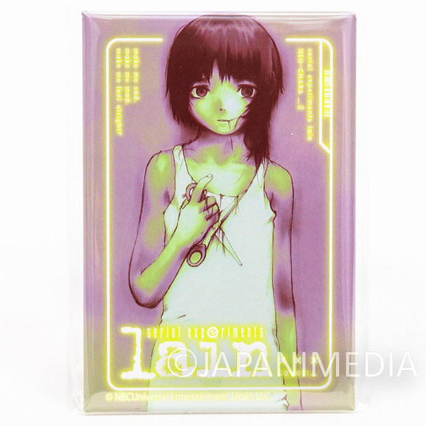 serial experiments lain 3x2inch Picture Can Badge Pins #D Japanimedia Store FRONT