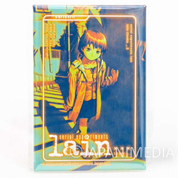 serial experiments lain 3x2inch Picture Can Badge Pins #C Japanimedia Store FRONT