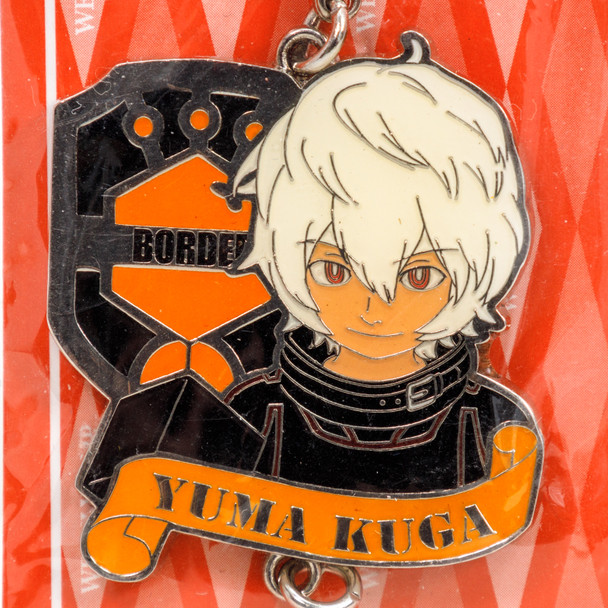 World Trigger Yuuma Kuga Metal Charm Mascot JAPAN ANIME SHONEN JUMP FESTA Japanimedia Store FRONT
