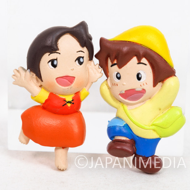 Heidi Girl of the Alps Mascot Magnet 2pc Set [Heidi/ Peter] JAPAN Japanimedia Store FRONT