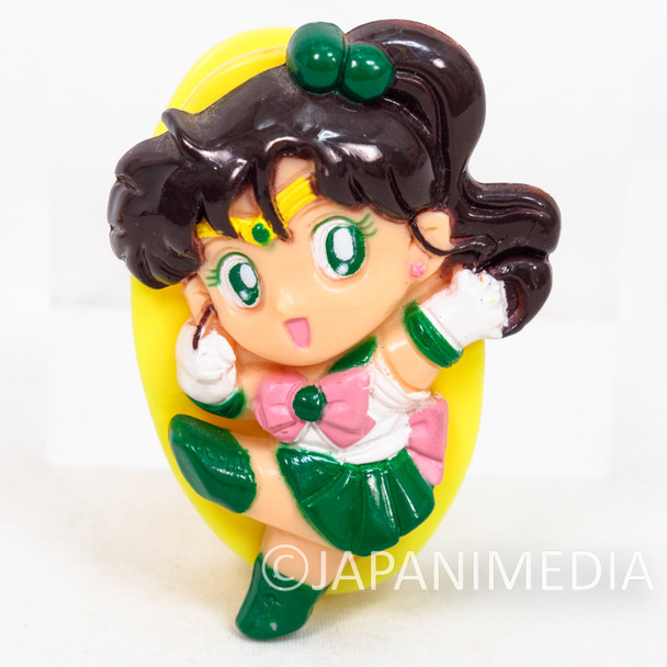 Retro RARE!! Sailor Moon Jupiter Makoto Kino Mascot Clip with Magnet Japanimedia Store FRONT