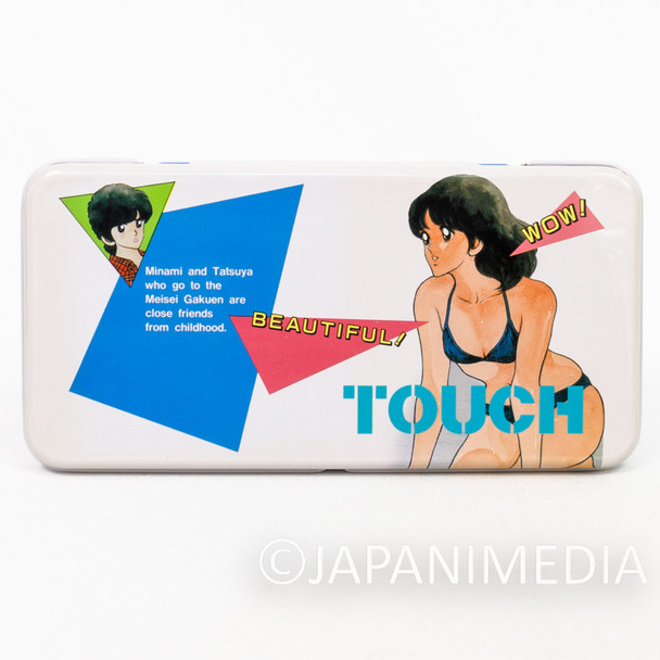 TOUCH Minami Asakura Tatsuya Uesugi Can Pen Case w/Magnet /Mitsuru Adachi Japanimedia Store FRONT