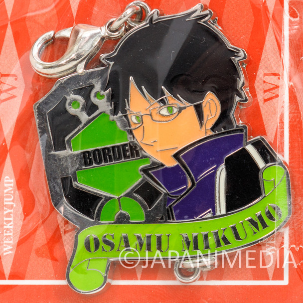 World Trigger Shu Mikumo Metal Charm Mascot JAPAN ANIME SHONEN JUMP FESTA Japanimedia Store FRONT