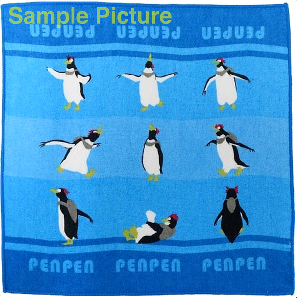 Evangelion PenPen Penguin Hand Towel 12x12inch BANDAI JAPAN Japanimedia Store FRONT