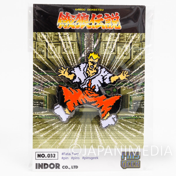 Fatal Fury Geese Howard Falling Metal Pins JAPAN NEO GEO GAME SNK Japanimedia Store FRONT