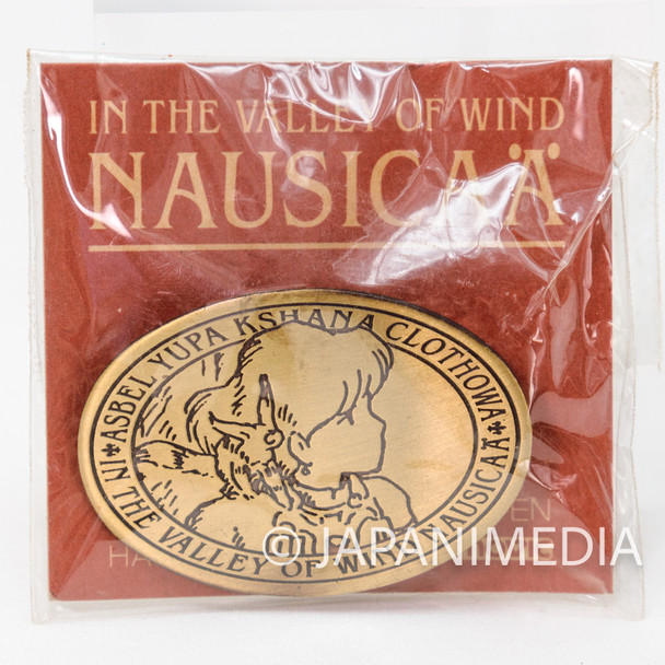 Retro RARE Nausicaa of the Valley of the Wind Metal Pins Ghibli Japanimedia Store FRONT