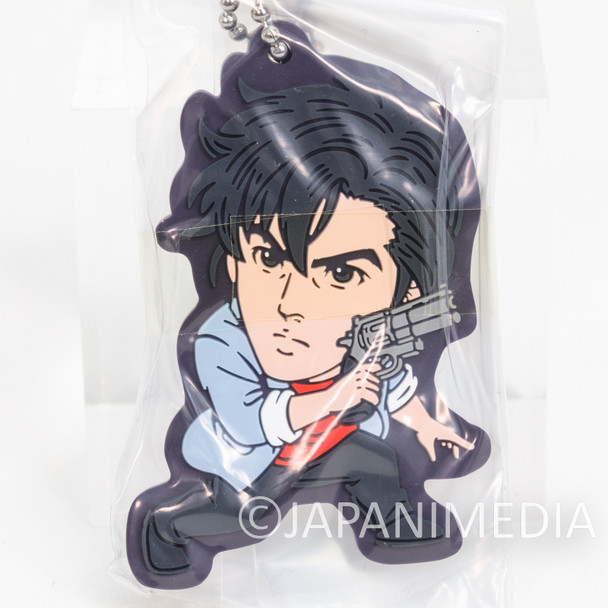 City Hunter Ryo Saeba Rubber Mascot Ballchain Hojo Tsukasa 2 Japanimedia Store FRONT