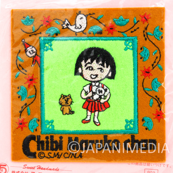 Chibi Maruko Chan Emblem Badge Wappen #3 Momoko Sakura JAPAN ANIME MANGA Japanimedia Store FRONT