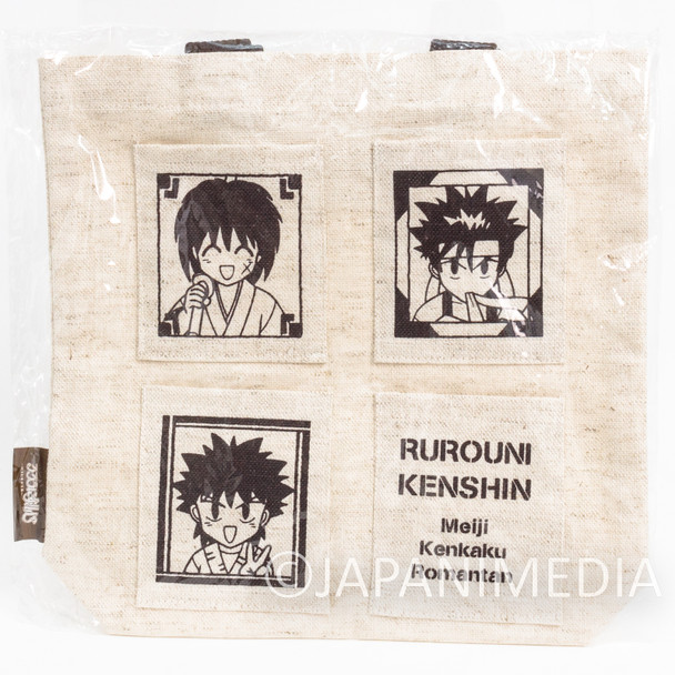 Retro RARE! Rurouni Kenshin Tote Bag 10x10inch Japanimedia Store FRONT