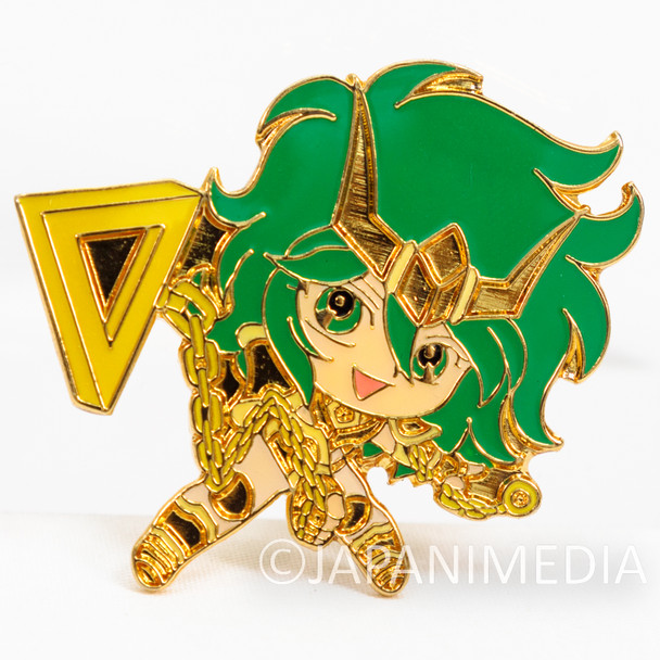 Saint Seiya Gold Saint Andromeda Shun Metal Pins JAPAN ANIME MANGA Japanimedia Store FRONT